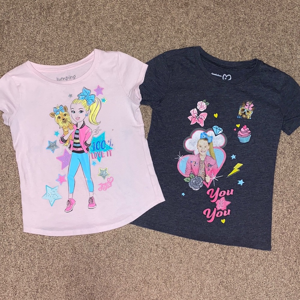 Two Jojo Siwa shirts